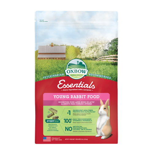 Oxbow Essentials Young Rabbit Food Pellets for Small Pets 2.25kg