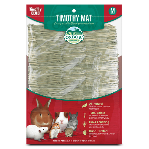 Oxbow Timothy Club Mat for Rabbits Guinea Pigs & Chinchillas Medium