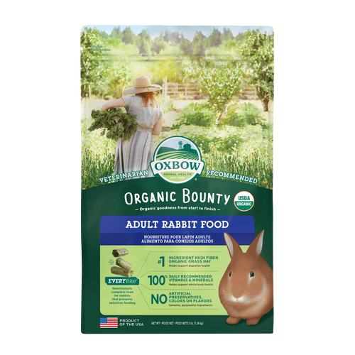 Oxbow Animal Health Organic Bounty Adult Pet Rabbit Food 1.36kg