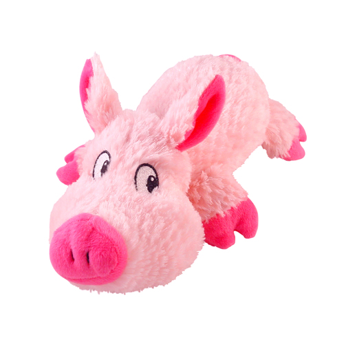 MasterPet Cuddlies Pig Plush Dog Squeaker Toy Pink Small