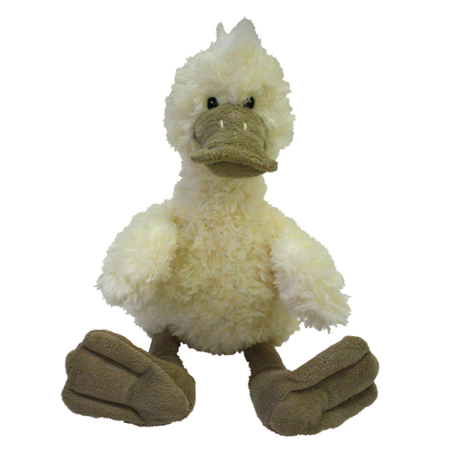 MasterPet Cuddlies Fluffy Duck Dog Squeaker Toy 33cm