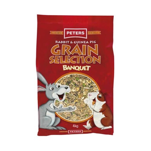 Peters Rabbit & Guinea Pig Grain Selection Banquet Feed 4kg