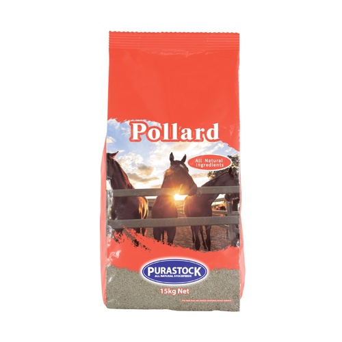 Purastock Pollard Animal Feed for Horses Pigs Poultry Goats Sheep & Cattle 15kg