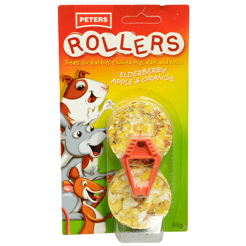 Peters Rollers Small Animal Food Tasty Treats 6 x 68g