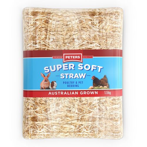 Peters Super Soft Straw Poultry & Pet Bedding 1.5kg