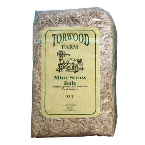 Torwood Farms Mini Straws Bale Small Animals Pigs & Horses Bedding 22L