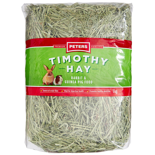 Peters Timothy Premium Grass Hay Rabbit Guinea Pig Food 1kg 