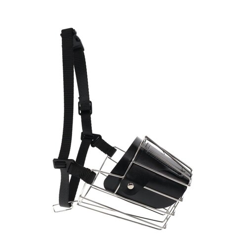 Zeez Wire Dog Muzzle suits Small to Large Dogs Large 30 x 11.5 x 15.5cm