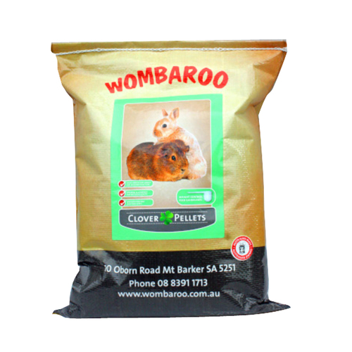 Wombaroo Clover Pellets Nutritional Supplement for Rabbits & Guinea Pigs 5kg