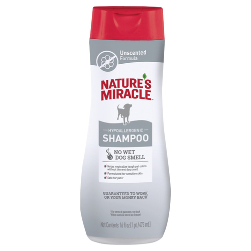Natures Miracle Hypoallergenic Dog Grooming Shampoo 473ml