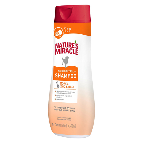 Natures Miracle Shedding Control Dog Grooming Shampoo 473ml