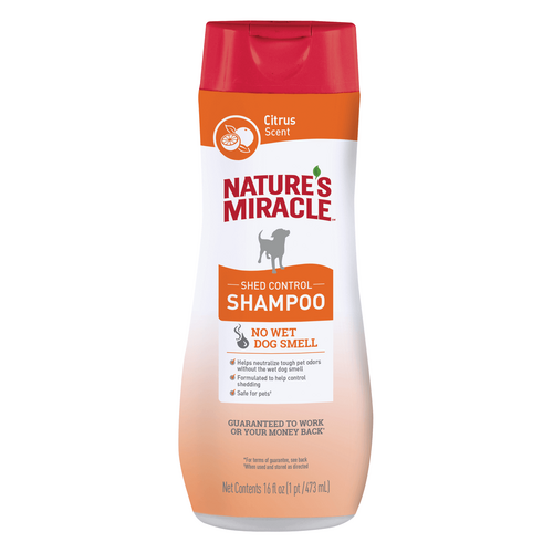 Natures Miracle Shedding Control Dog Grooming Shampoo 473ml