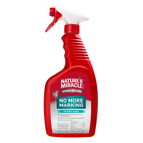 Natures Miracle Advanced Platinum Dog No More Marking for Indoor Training 709ml