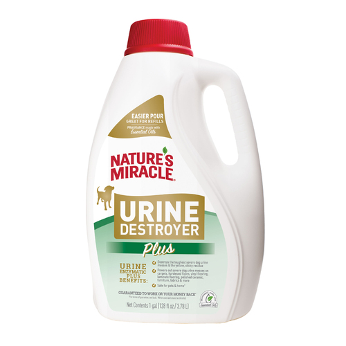 Natures Miracle Dog Urine Destroyer Plus for Carpets Fabrics & Floors 3.78L