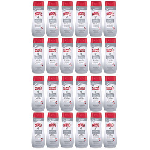 24 x Natures Miracle Hypoallergenic Dog Shampoo & Conditioner Unscented 473ml
