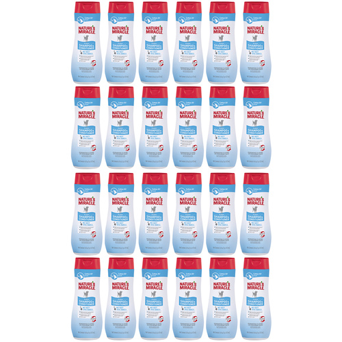 24 x Natures Miracle Puppy Shampoo & Conditioner Cotton Air Scent 473ml