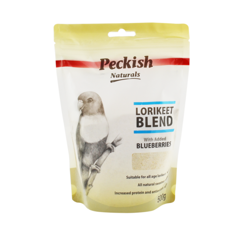 Peckish Lorikeet Blend w/ Blueberries Bird Feed 500g
