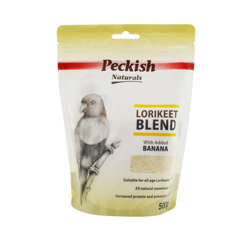 Peckish Lorikeet Blend w/ Banana Bird Feed 500g