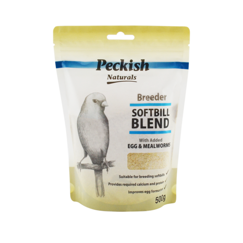 Peckish Breeder Softbill Blend w/ Egg & Mealworm Bird Feed 500g