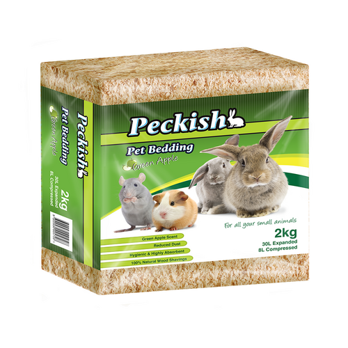 Peckish Pet Bedding Green Apple for Small Animals 30L