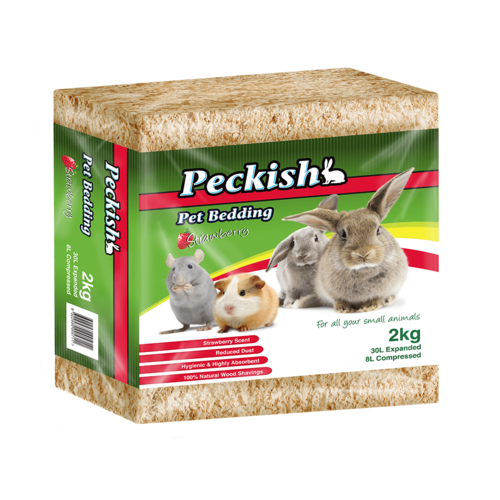 Peckish Pet Bedding Strawberry for Small Animals 30L