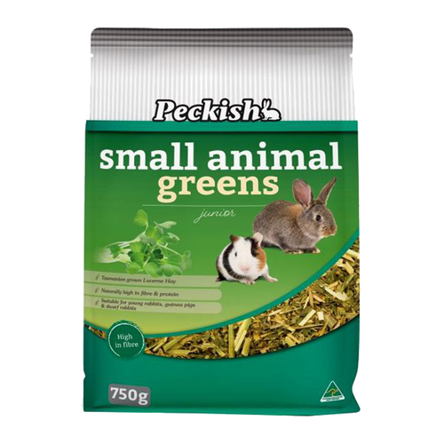 Peckish Small Animal Greens Junior Feed for Rabbit & Guinea Pigs 750g