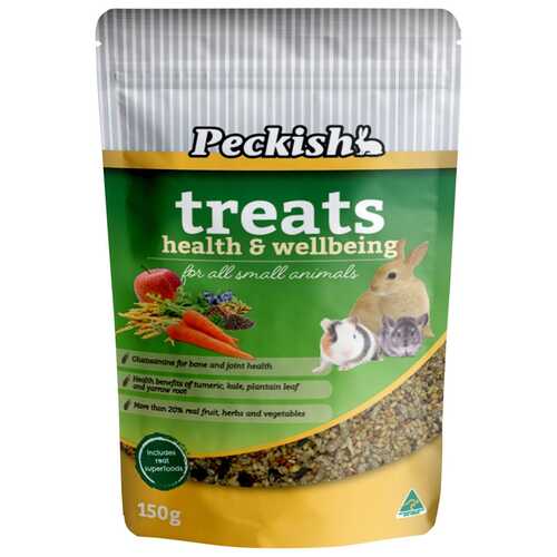 Peckish Treats Health & Wellbeing for Small Animals 150g