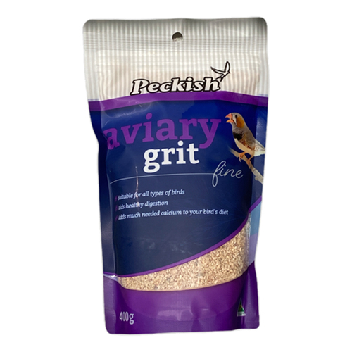 Peckish Aviary Grit Fine Calcium Supplement for Birds 400g
