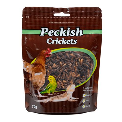 Peckish Dried Crickets Poultry Birds & Lizards Treats 70g