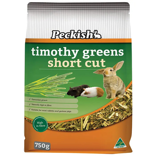 Peckish Timothy Greens Short Cut Small Animal Feed 750g
