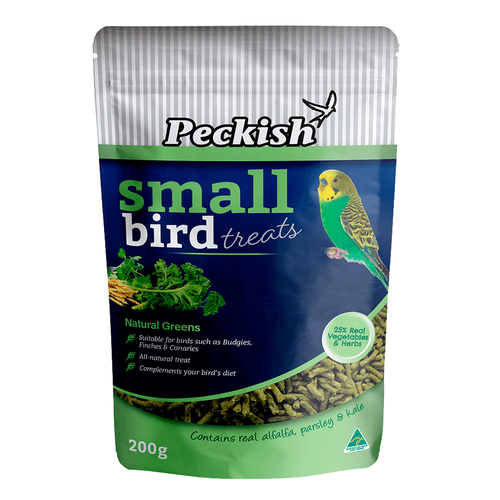 Peckish Small Bird Treats for Training & Games Natural Greens 200g