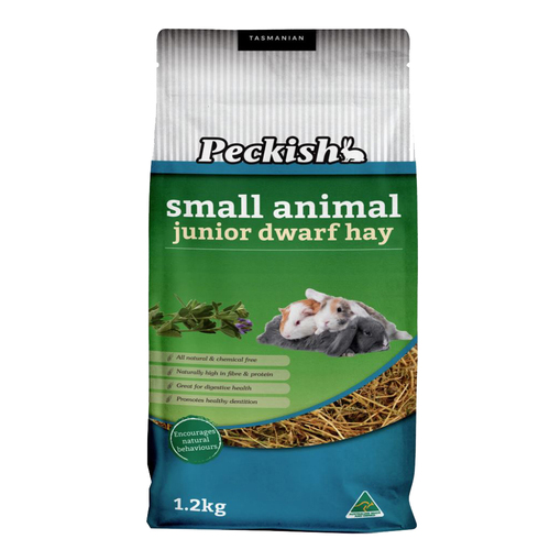 Peckish Small Animal Junior Dwarf Hay for Rabbits & Guinea Pigs 1.2kg