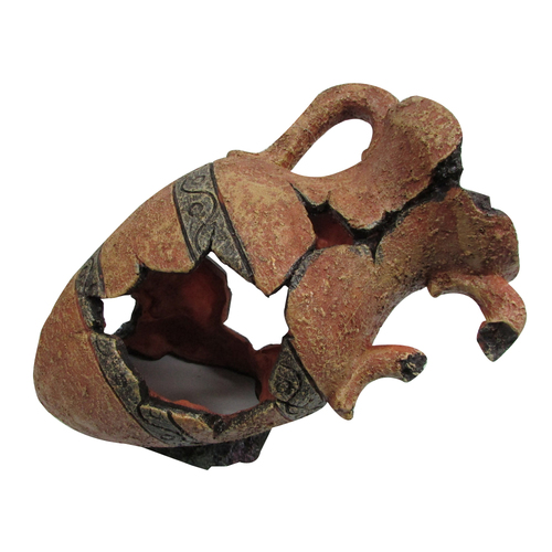 URS Ornament Broken Grecian Urn Reptile Accessory Large