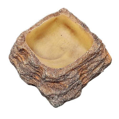URS Square Water Bowl for Reptile Enclosure Small 10.5 x 10.5 x 3.5cm