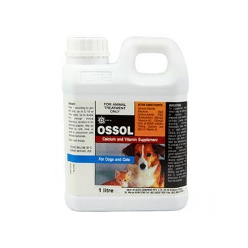 Inca Ossol Dog & Cat Calcium & Vitamin Supplement 1L 