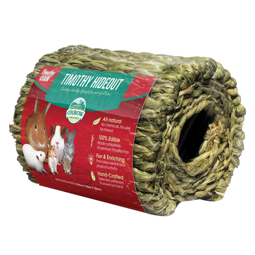 Oxbow Timothy Club Hand-Woven Hideout for Small Animals