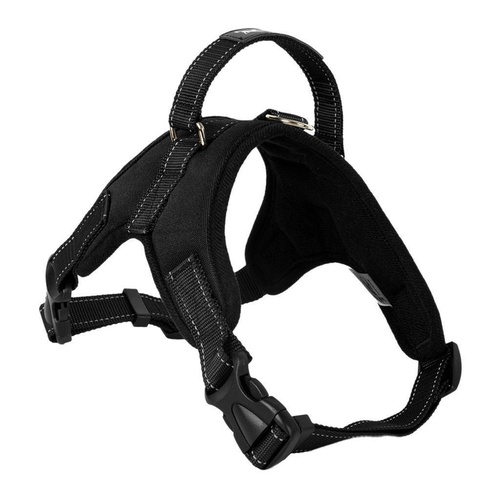 Bd Dog Control Adjustable Harness Black - 2 Sizes