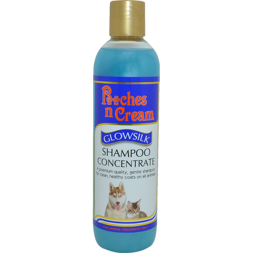 Equinade Pooches n Cream Glowsilk Shampoo Concentrate Skin Coat Care Dog - 2 Sizes