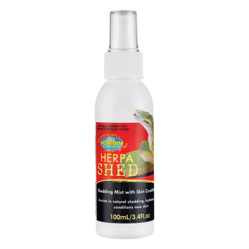 Vetafarm Herpashed Mist Aid for Hydration Reptile Skin Shedding - 2 Sizes