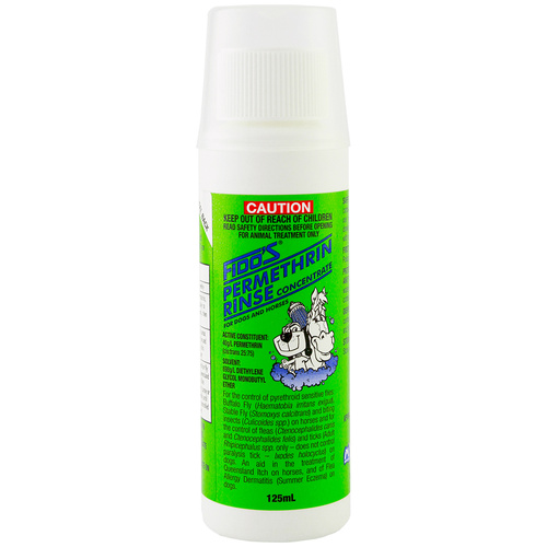 Fidos Permethrin Rinse Concentrate Fleas Control for Dogs & Horses - 2 Sizes