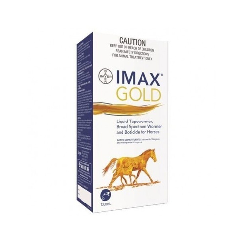 Bayer Imax Gold Horses Liquid Tape Wormer & Boticide - 2 Sizes