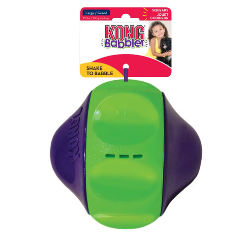 KONG Dog Babbler™ Toy Green - 2 Sizes