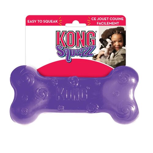 KONG Dog Squeezz® Bone Toy Assorted - 2 Sizes