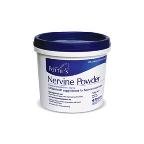 Potties Nervine Horses Vitamin B1 Supplement Powder - 2 Sizes