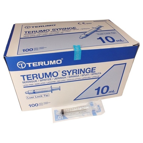 Terumo Syringe Hypo Luer Lock Tip no Needle - 2 Sizes