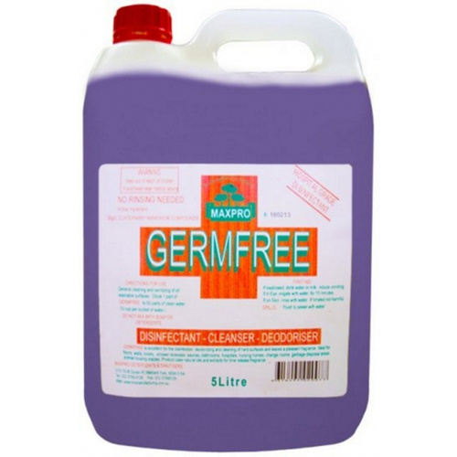 Maxpro Germ Free Disinfectant Multi Purpose Cleaner Deodoriser Fresh N Kleen 5L