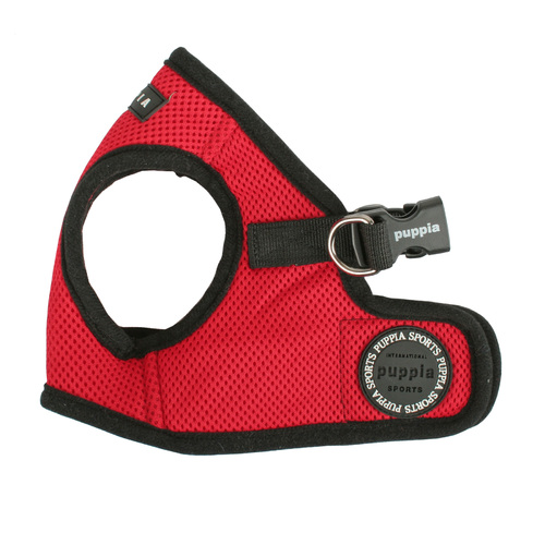 Puppia Soft Polyester Adjustable Dog Vest Harness Red XS