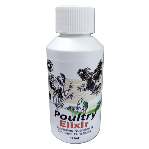 Animal Wellbeing Poultry Elixir Complete Nutritional Support 125ml
