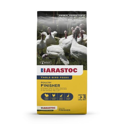 Barastoc Poultry Finisher Turkey & Chicken Feed Pellet 20kg