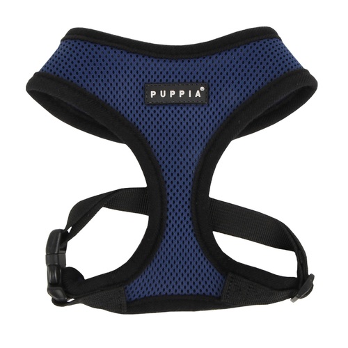 Puppia Soft Polyester Adjustable Dog Harness Royal Blue XS